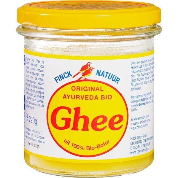 Finck Naturkost Ghee Geklaarde Boter 220 gr