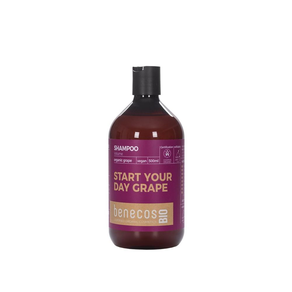 Benecos Bio Shampoo Volume Organic Grape Start Your Day Grape 500 ml
