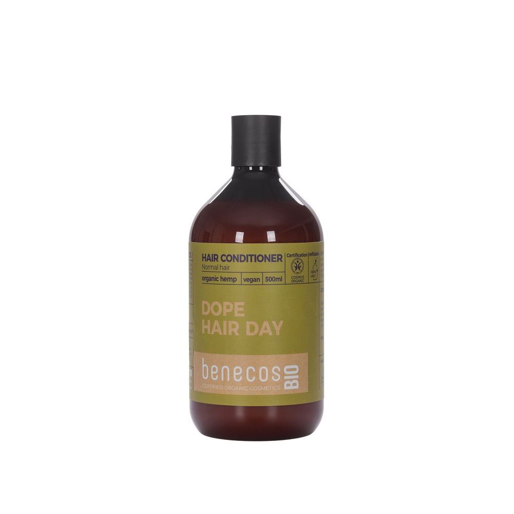 Benecos Bio Conditioner Normal Hair Organic Hemp, Dope Hair Day 500 ml