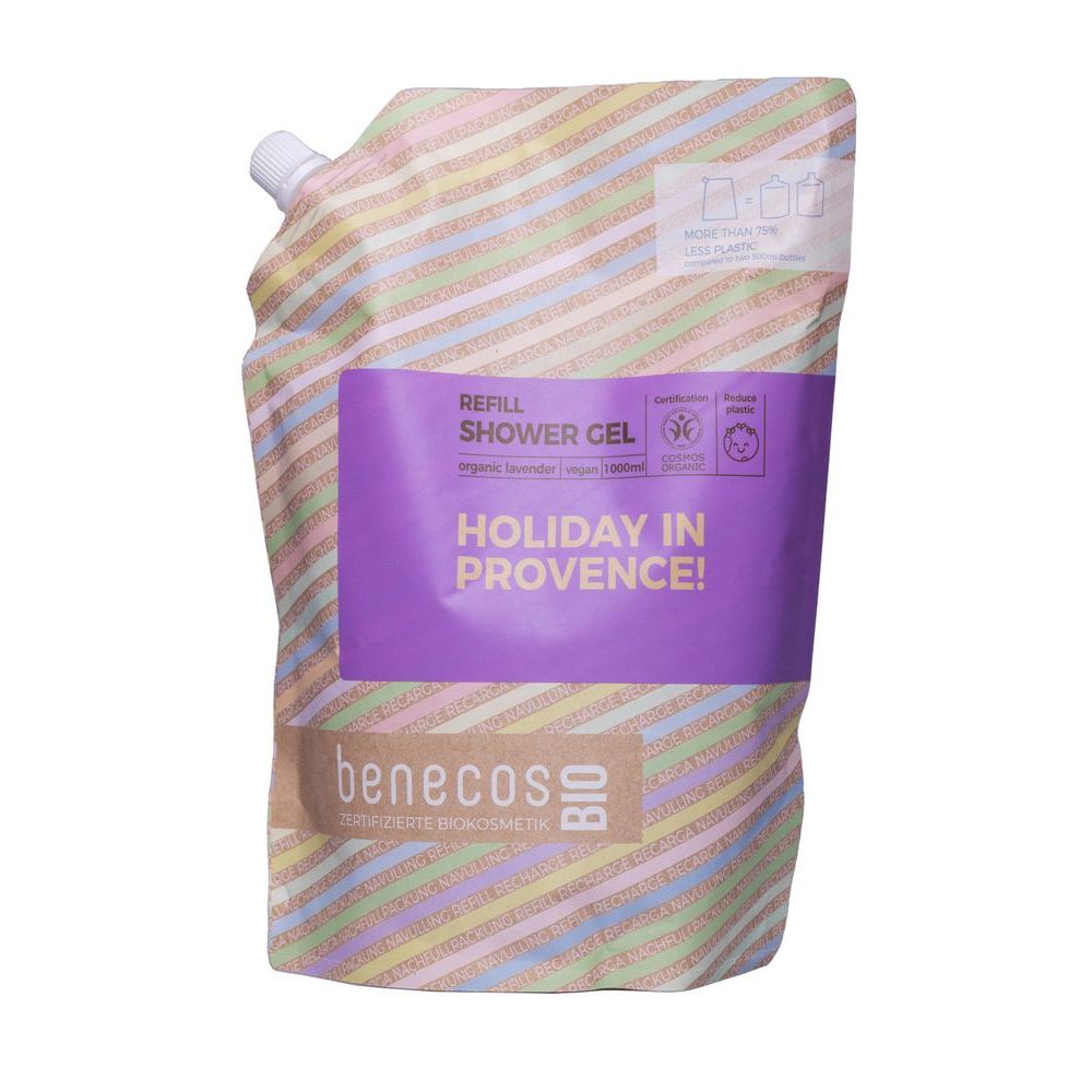 Benecos Bio Douchegel Organic Lavender Holiday In Provence Refill-Bag 1 lt