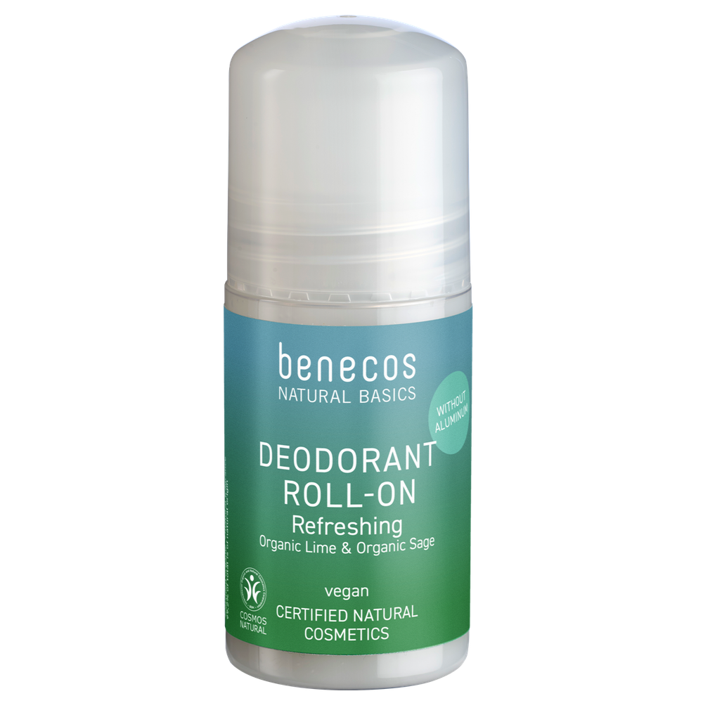 Benecos Natural Basics Deo Roll-On Refreshing Organic Clary Sage Water 50 ml