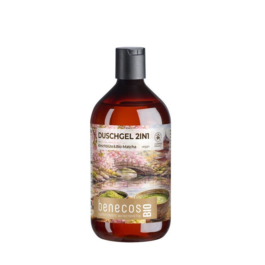 Benecos Bio Summer Edition Organic Cherry Blossom & Matcha 500 ml