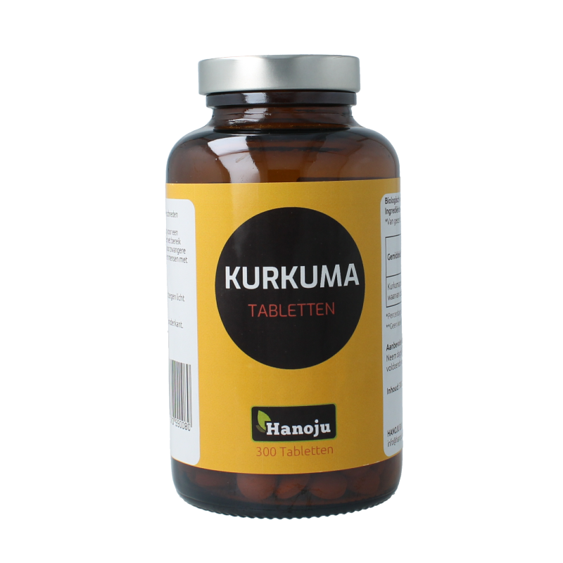 Hanoju Kurkumapoeder 500 mg 300 tabletten