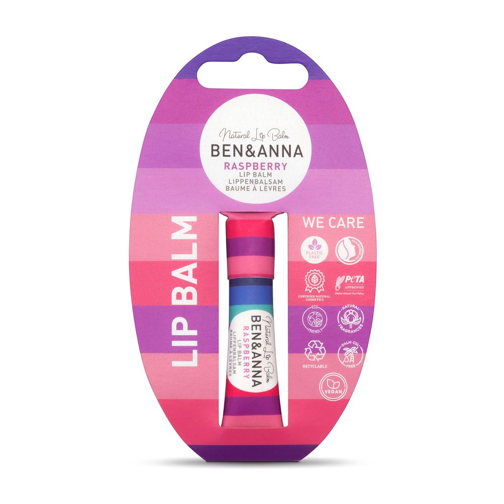 Ben & Anna Lipbalm raspberry 9 gram