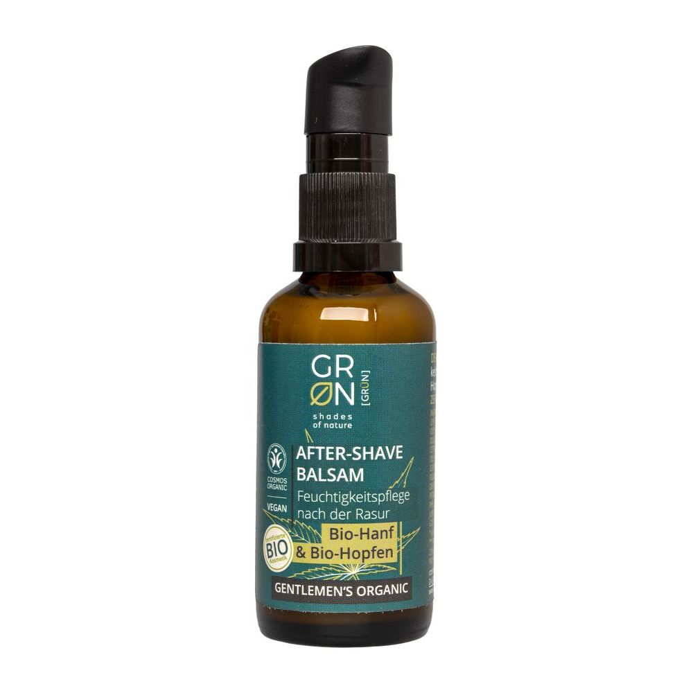 GRN Gentlemen's Organic After Shave Balsem Hennep & Hop 50 ml
