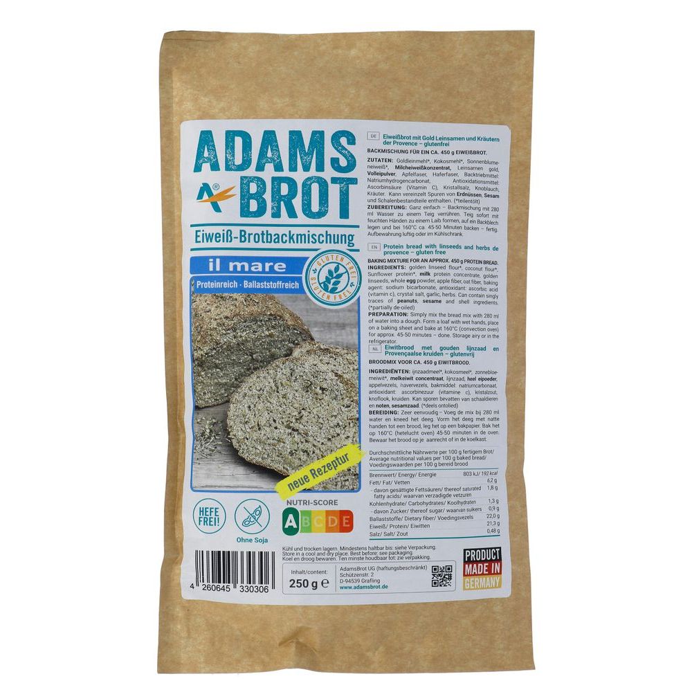 Adams Brot Broodmix Il Mare 250 gr