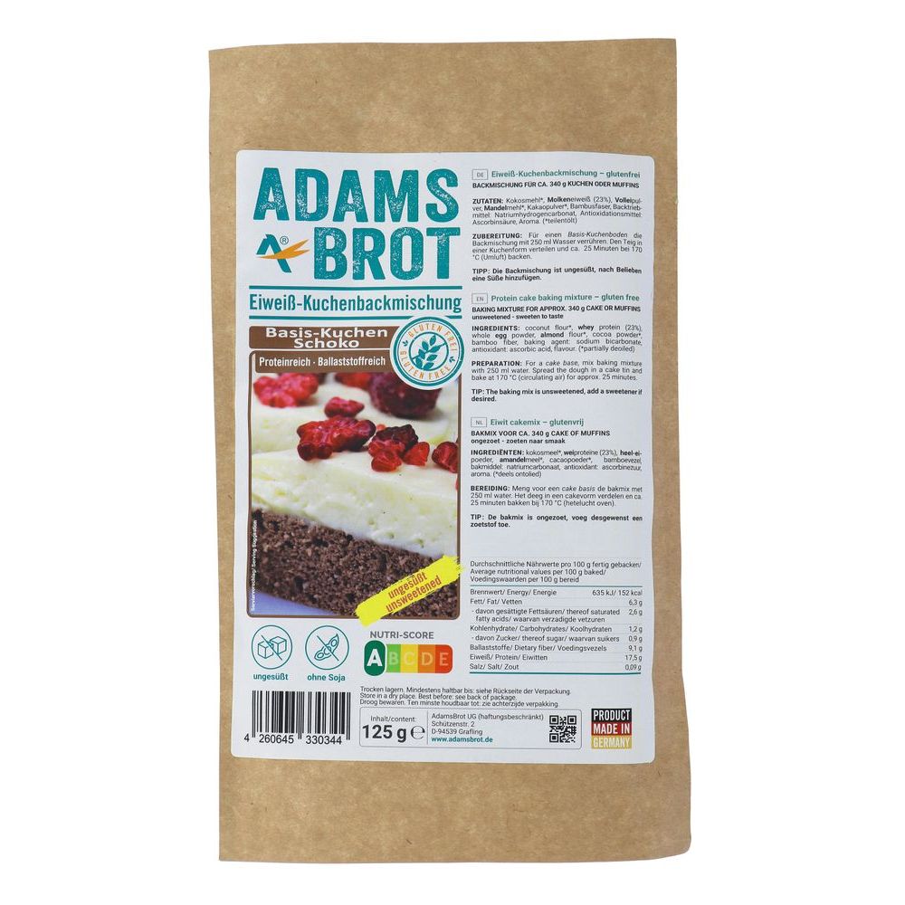 Adams Cakemix Basis 125 gr