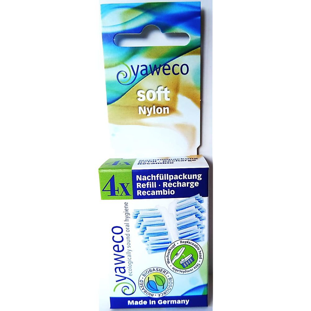 Yaweco Soft Tandenborstelkop 4 st