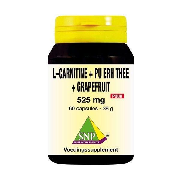 SNP L Carnitine pu erh grapefruit 60 capsules