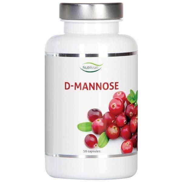 Nutrivian D-Mannose 500 mg 50 capsules