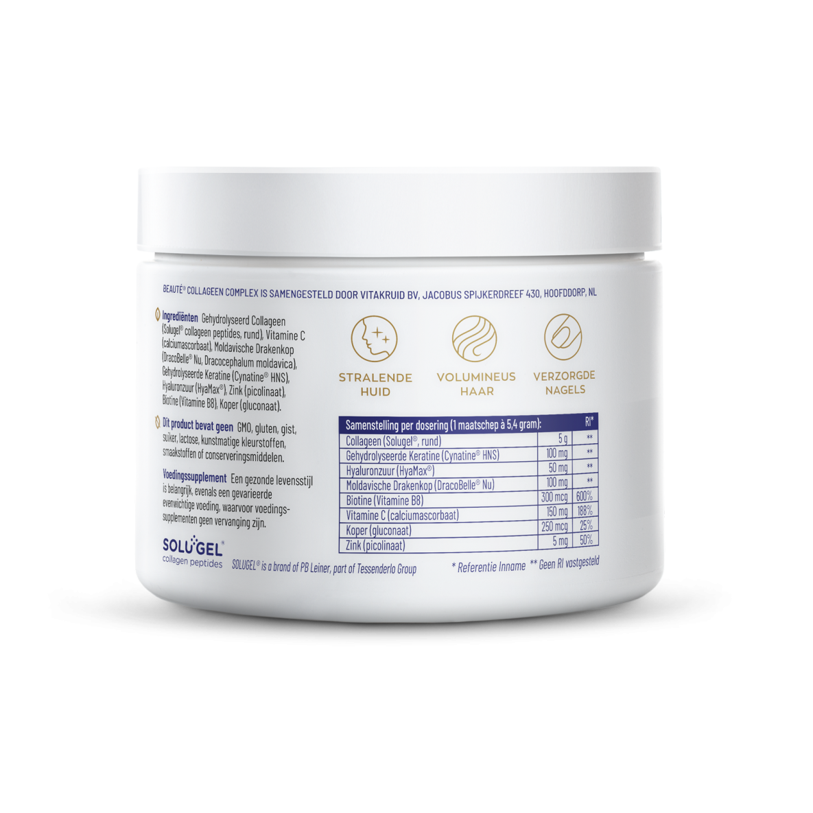 Vitakruid Beauté Collageen complex 138 gram