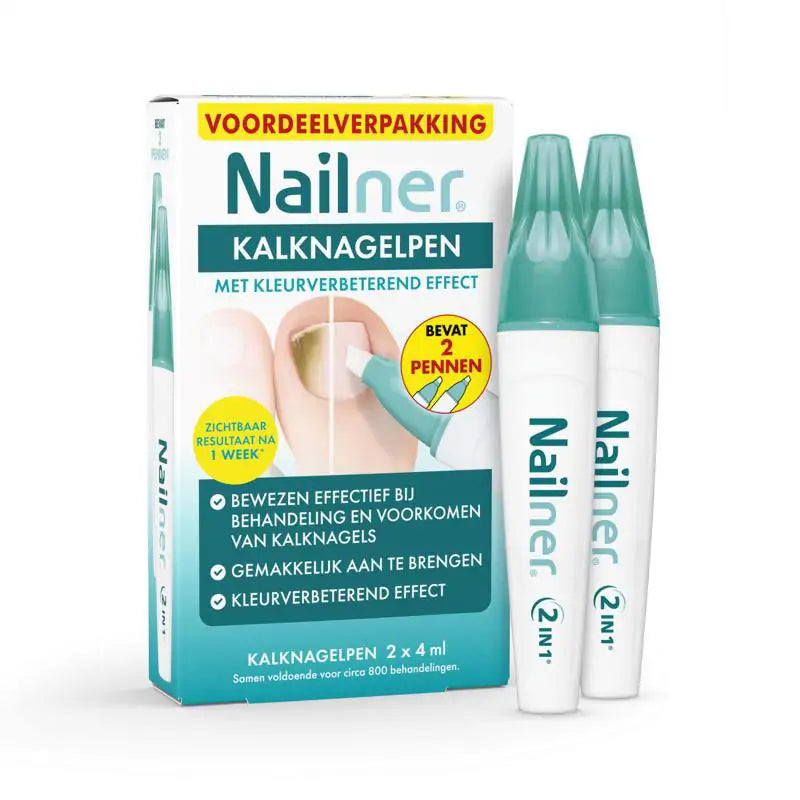 Nailner Kalknagelpen 2 in 1 8 ml