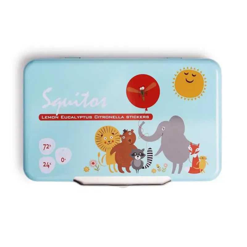 Squitos Lemon eucalyptus citronella geurstickers 24 stuks