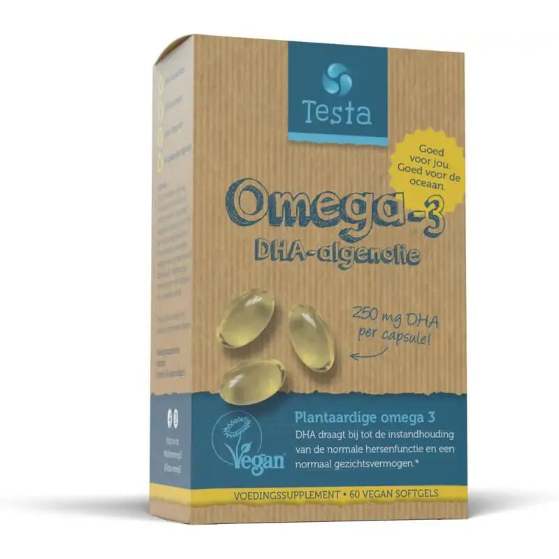 Testa Omega 3 algenolie 250 mg DHA vegan NL 60 vcaps