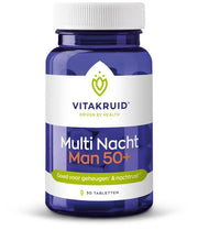Vitakruid Multi nacht man 50+ 30 tabletten (afbeelding 1)