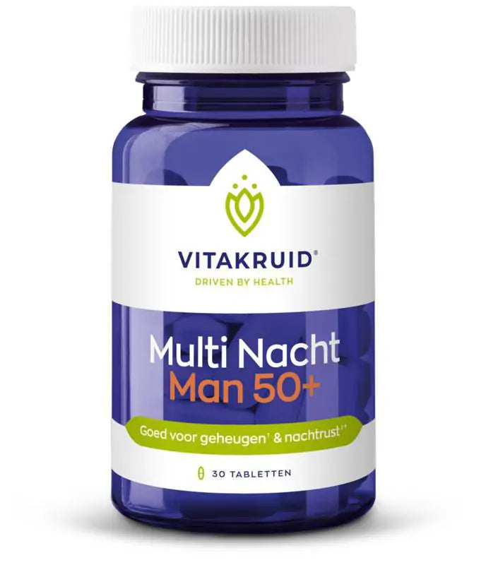 Vitakruid Multi nacht man 50+ 30 tabletten (afbeelding 1)
