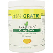 Livinggreens omega 3 forte voordeel verpakk 480 capsules