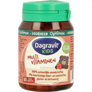 Dagravit Natural kids aardbei 60 tabletten