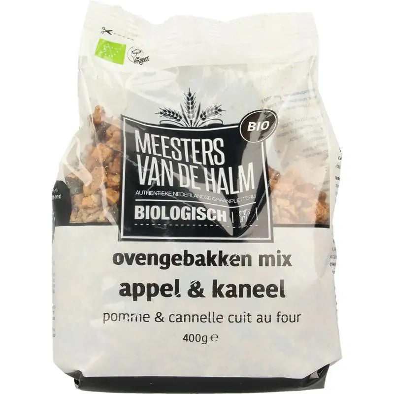 De Halm Ovengebakken mix appel en kaneel 400 gram