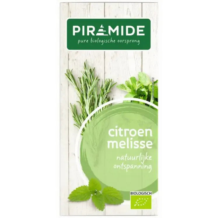Piramide Citroenmelisse thee eko biologisch 20 zakjes
