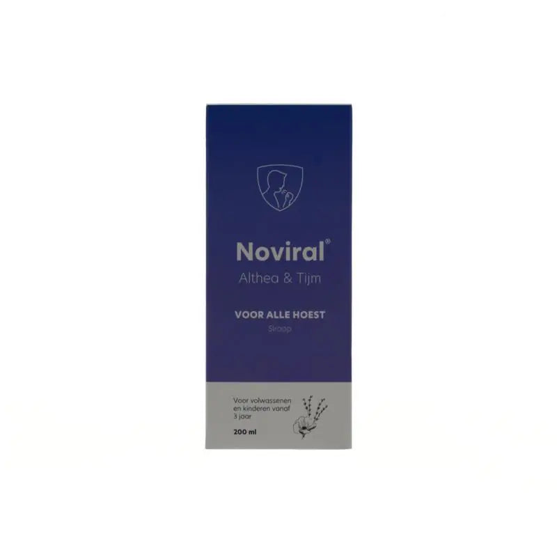 Noviral Alle hoest althea en tijmsiroop 200 ml