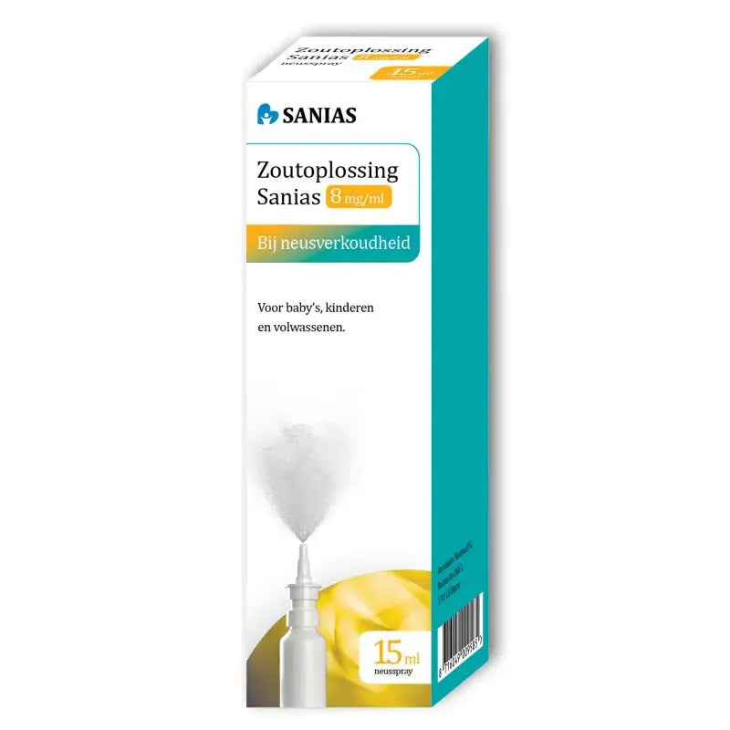 Sanias Zoutoplossing neusspray 8mg/ml 15 ml