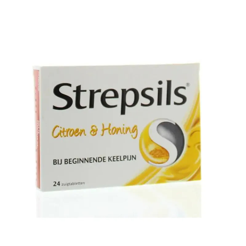 Strepsils Citroen & honing 24 zuigtabletten (afbeelding 2)