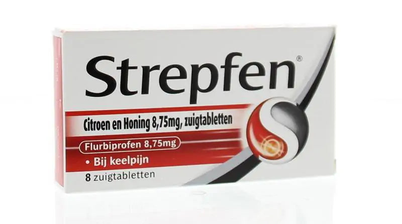 Strepfen Citroen & honing 8 zuigtabletten (afbeelding 2)