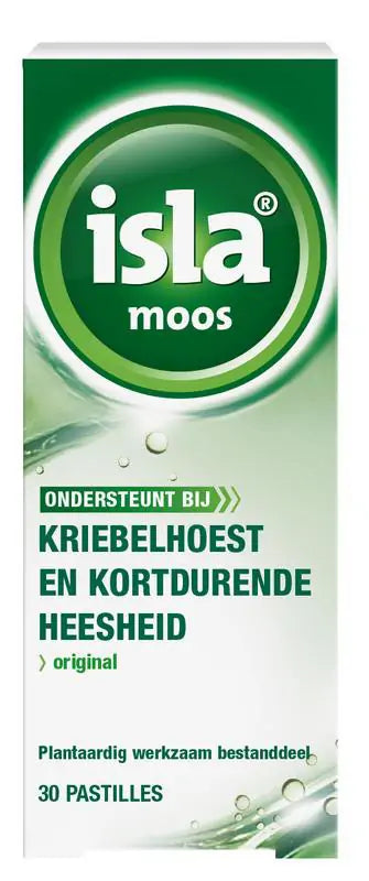 Isla Moos keelpastille 30 pastilles (afbeelding 2)