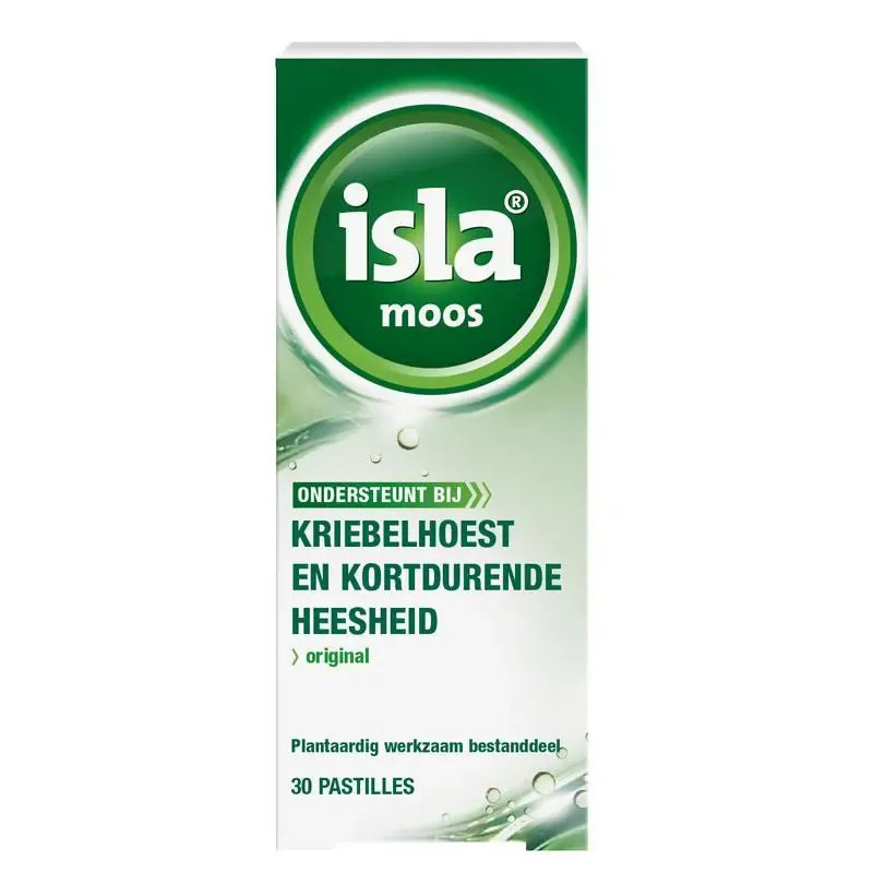 Isla Moos keelpastille 30 pastilles (afbeelding 2)