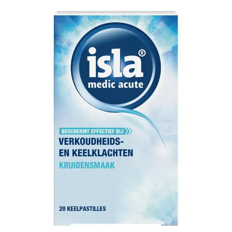 Isla Medic acute keel 20 pastilles