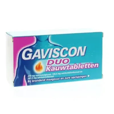 Gaviscon Duo tabletten 24 kauwtabletten