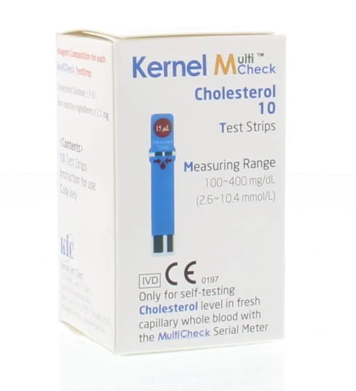 Testjezelf.nu Multicheck cholesterol strips 10 stuks (afbeelding 2)