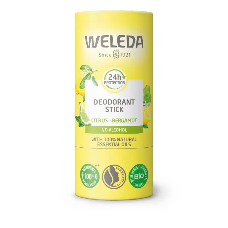 Weleda Citrus + beramot 24U deodorant stick 50 g