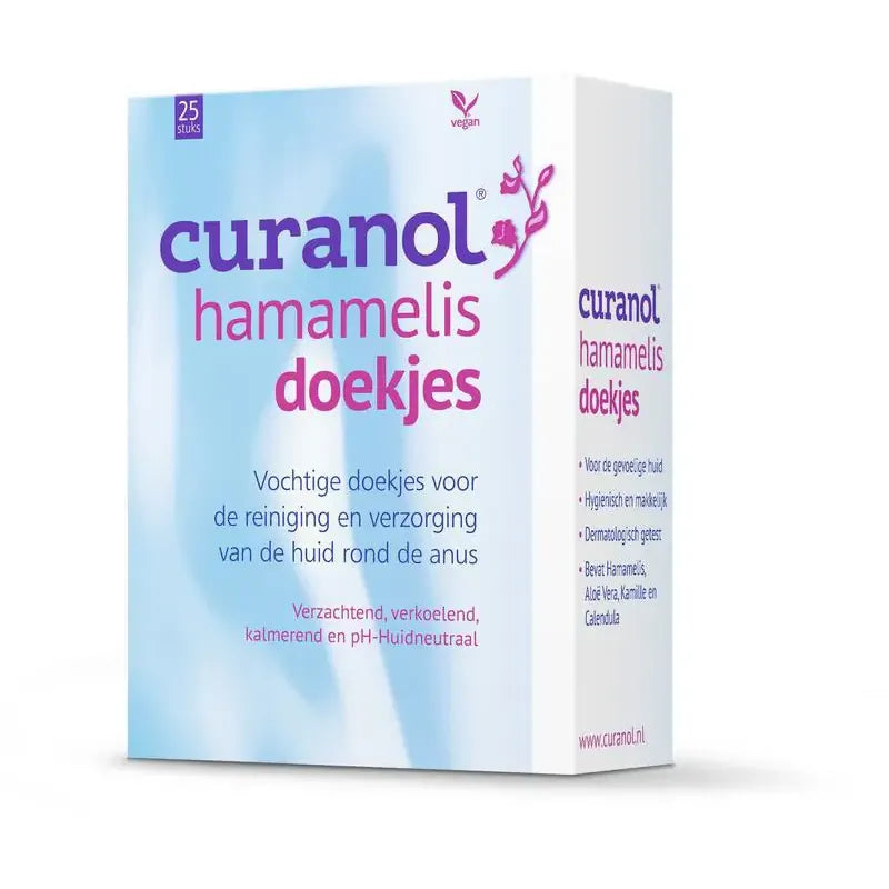 Curanol Hamamelis doekjes 25 stuks