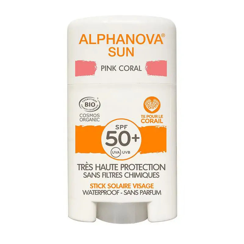 Alphanova Sun stick face pink SPF50+ 12 gram