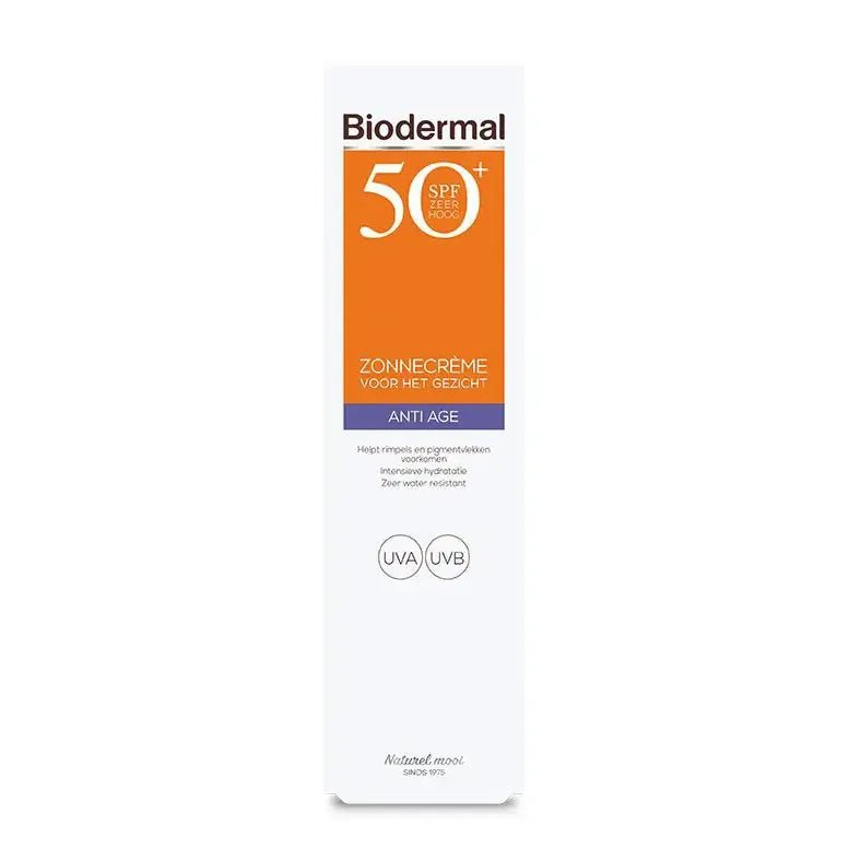 Biodermal Anti age creme gezicht SPF50+ 40 ml
