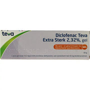 Teva Diclofenac 2,32% extra sterk 60 gram