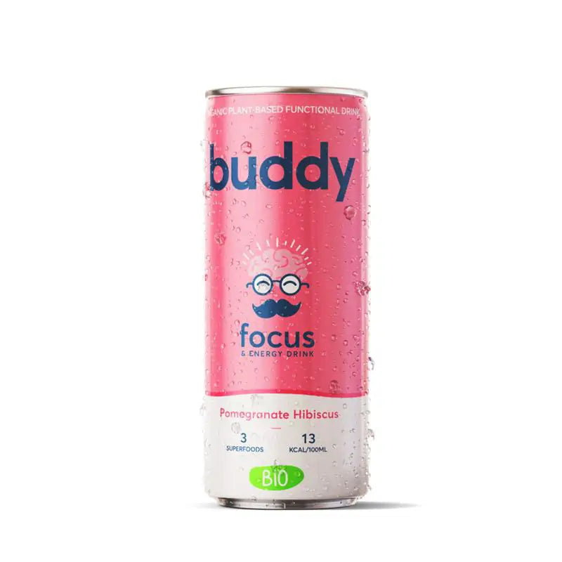 Buddy Drink pomegranate hibiscus biologisch 250 ml