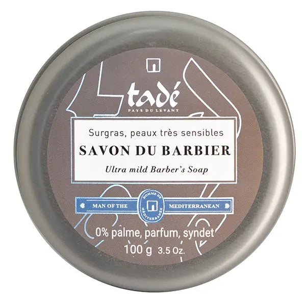 Aleppo Soap Co Scheerzeep in blikje 100 gram