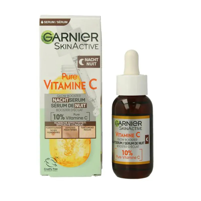 Garnier SkinActive nachtserum vitamine C hyaluronzuur 30 ml