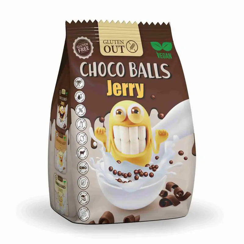 Gluten Out Jerry choco balls 375 gram