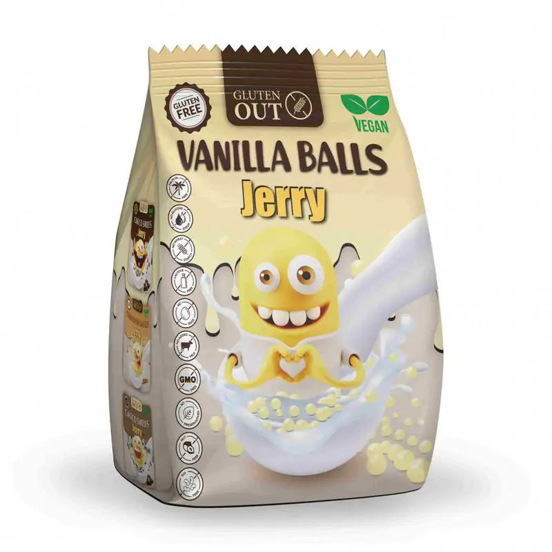 Gluten Out Jerry vanille balls 375 gram