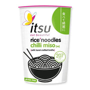 Itsu Chili miso rice noodles cup 63 gram