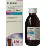 Sanias Thijmsiroop suikervrij 150 ml