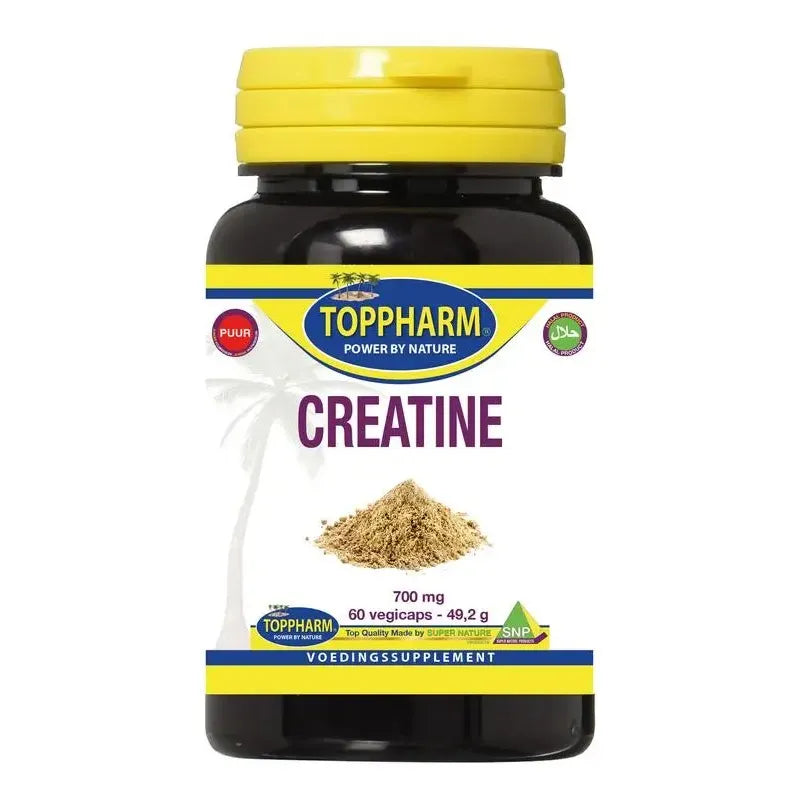 Toppharm Creatine 700 mg puur 60 capsules