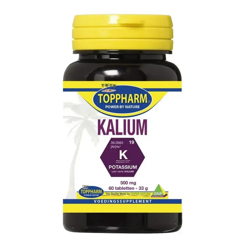 Toppharm Kalium 500 mg 60 tabletten