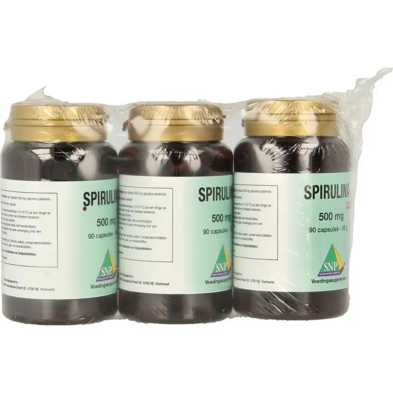 SNP Spirulina 500 mg puur aktief 2 + 1 270 capsules