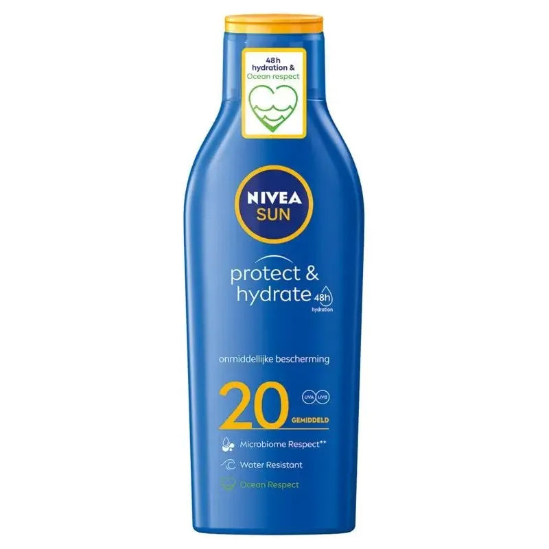 Nivea Sun protect & hydrate zonnemelk SPF20 200 ml