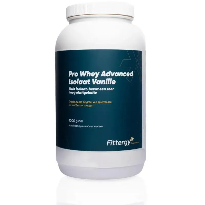 Fittergy Pro whey advanced isolate vanille 1 kg